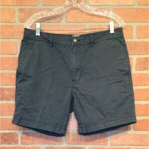 Flint & Tinder Mens Chino Shorts Size 32 Blue Summer Preppy Neutral Khaki